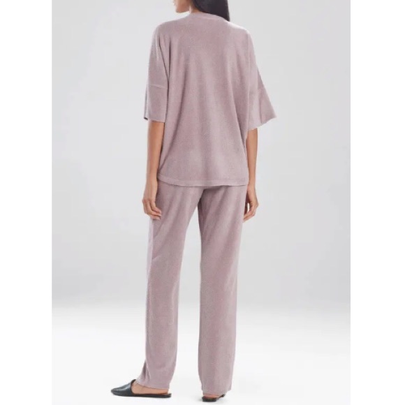 NWT Natori Terry Lounge Pant in Grey Violet - Picture 2 of 5